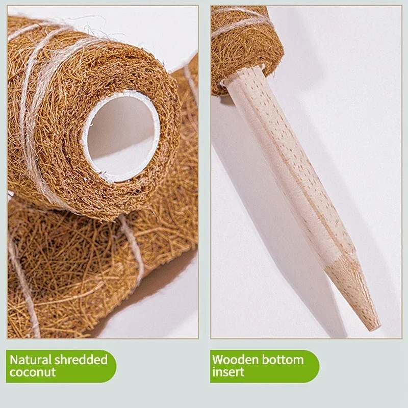 Description Picture 6 of itemHorticultural Coconut Palm Stick Green Luo Potted Plant Fixed Plant Climbing Rod Support Coconut Palm Climbing Rod Moss Rod