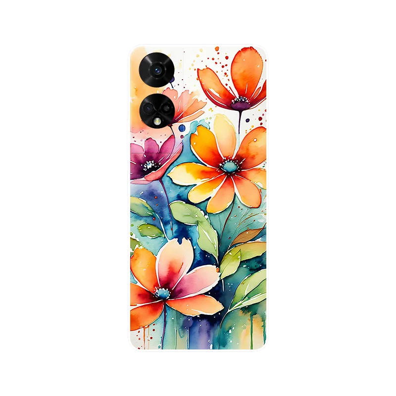 Panda Leaves Soft Silicone Phone Case - Bumper Back Cover