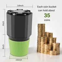 Car Piggy Bank Large Capacity Money Storage Safe Plastic Coin Storage Box Euros Dollar Organizer Container Wallet Kid Toys Gift 2