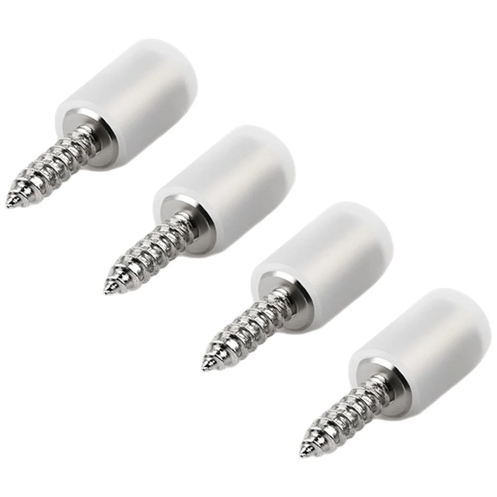 

4 Pcs Cabinet Shelf Pin Stainless Steel Self Tapping Screws Shelves Pegs Small Supports Cupboard for