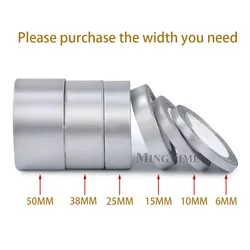 Elegant Satin Ribbon for Crafts and Decorations - 22 Meters, Multiple Widths Available (Grey)