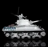 Heng Long RC Tank 1/16 7.0 FPV Plastic Ver Sherman 3898 360° Turret Barrel Recoil Battle Against Smoke Effect Toys TH17690-SMT7 2