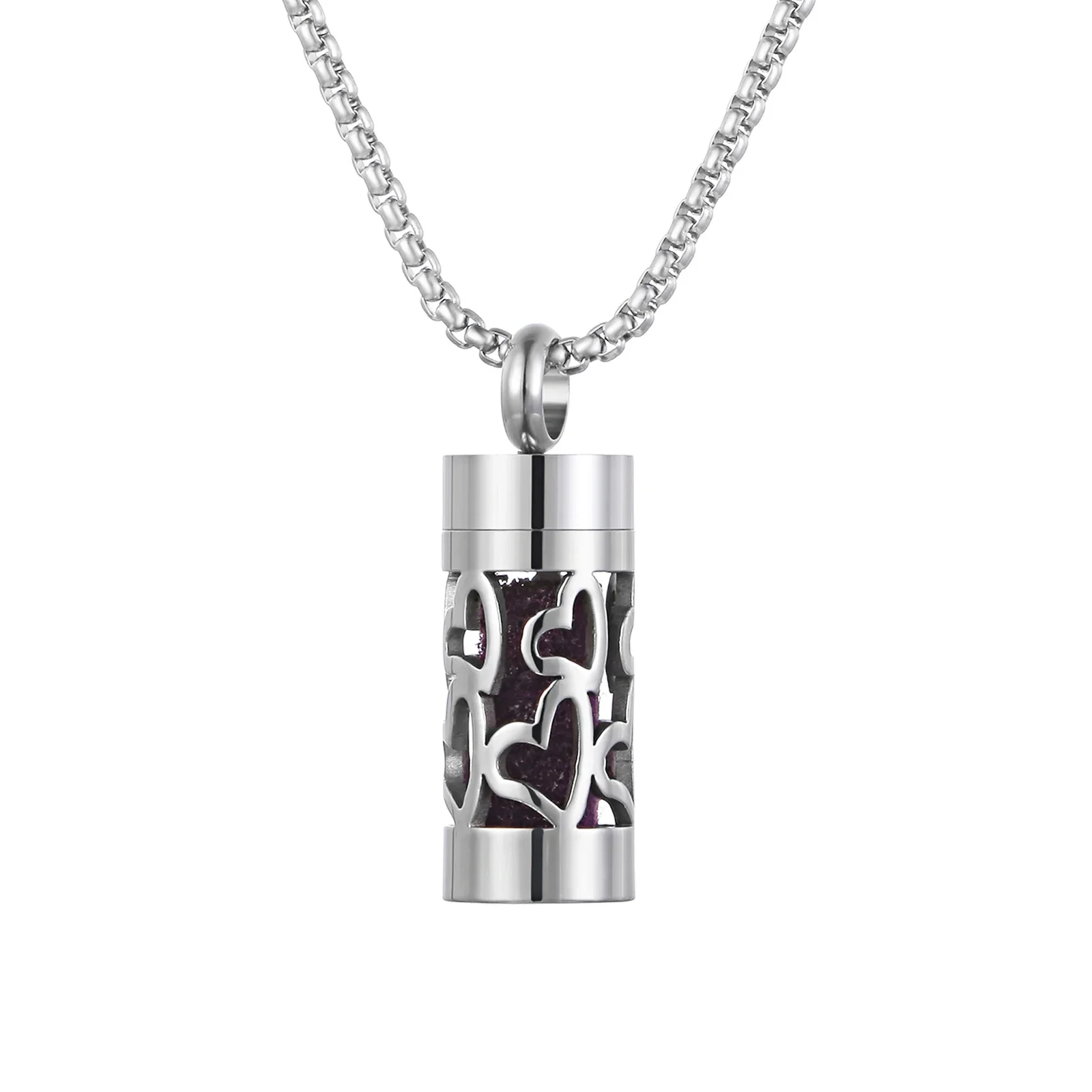 Stainless Steel Aromatherapy Diffuser Pendant Necklace