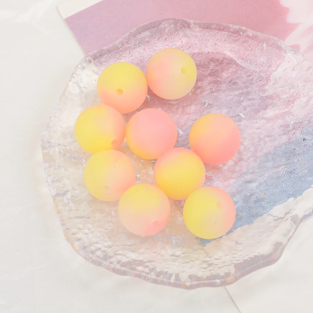 Cordial Design 100Pcs 15MM Choose/Silicone Material Beads/Baby Edible Beads/Chewable/Neon Colors/Jewelry Accessories - cordial