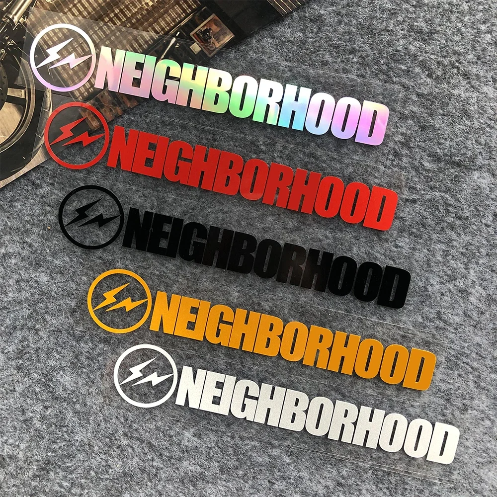 Reflective Lightning Neighborhood Sticker Decals for Vehicles and Motorcycles