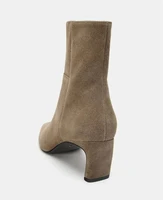 Sexy Pointed-Toe Faux Suede Ankle Boots Women Chunky Heel Side Zip Design Modern Boots Comfortable Winter High Heels for Ladies - Image 5