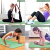 180cmx57cmx0.4cm TPE Folding Yoga Mat Portable Non-Slip Shock-Absorbent Noise-Free Convenient for Home Travel Fitness Exercise 6