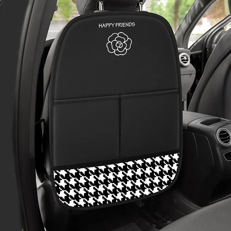 Car Anti-Kicking Mat Rear Car Carrying Creative Cute Seat Anti-Dirty Protection Mat Universal Children With Anti-Frictio