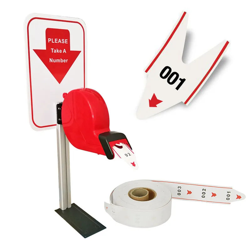 Take A Number System Waiting Number System with Ticket Dispenser Paper Roll for Medical Clinic (Display Button Ticket Dispenser)