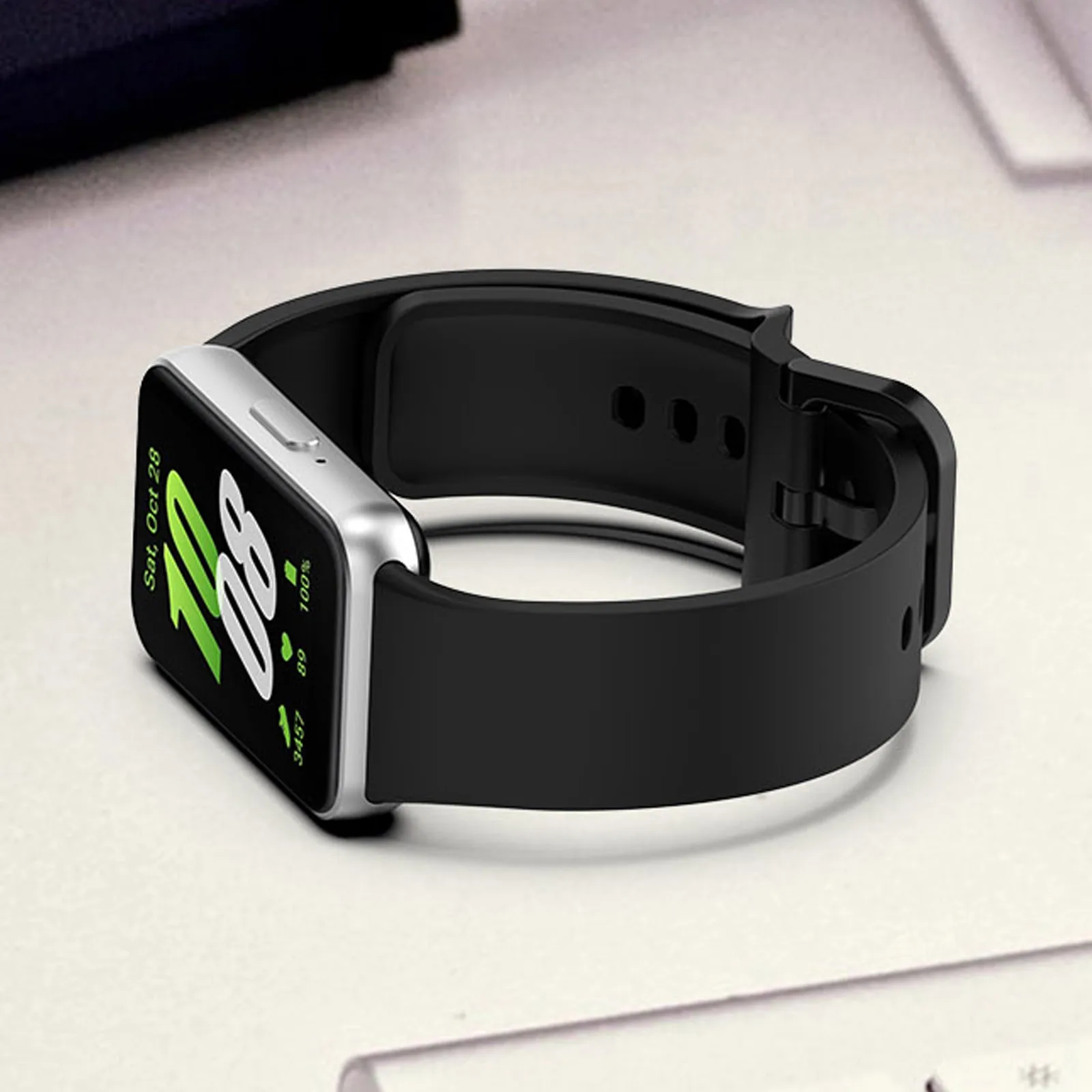 Enhanced Silicone Sport Band for Galaxy Fit3 Smartwatch - Durable Rubber Strap Accessory