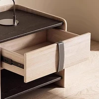 Avec rangement tables de chevet modernes minimaliste avec tiroirs chambre Design tables de chevet italien classique Criado Mudo meubles de maison 3