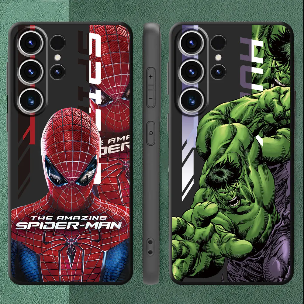 Custodia Per Samsung Galaxy S23 Ultra S22 Plus S21 5G S24 Ultra S21 Fe S20 S20 Ultra Cover Bag Tpu Soft Marvel Ironman Wolverine