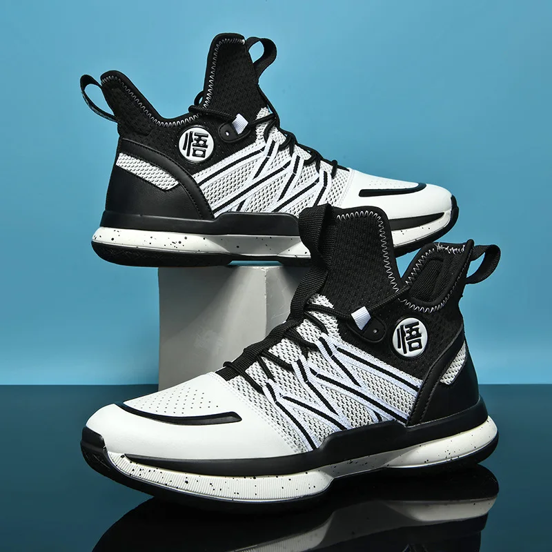Basketball Shoes TopFight DB Wukong Orange High Top Basketball Shoes for Men Women Wearable Gym Non-slip Training Sports Shoes Kids Cushion Boots