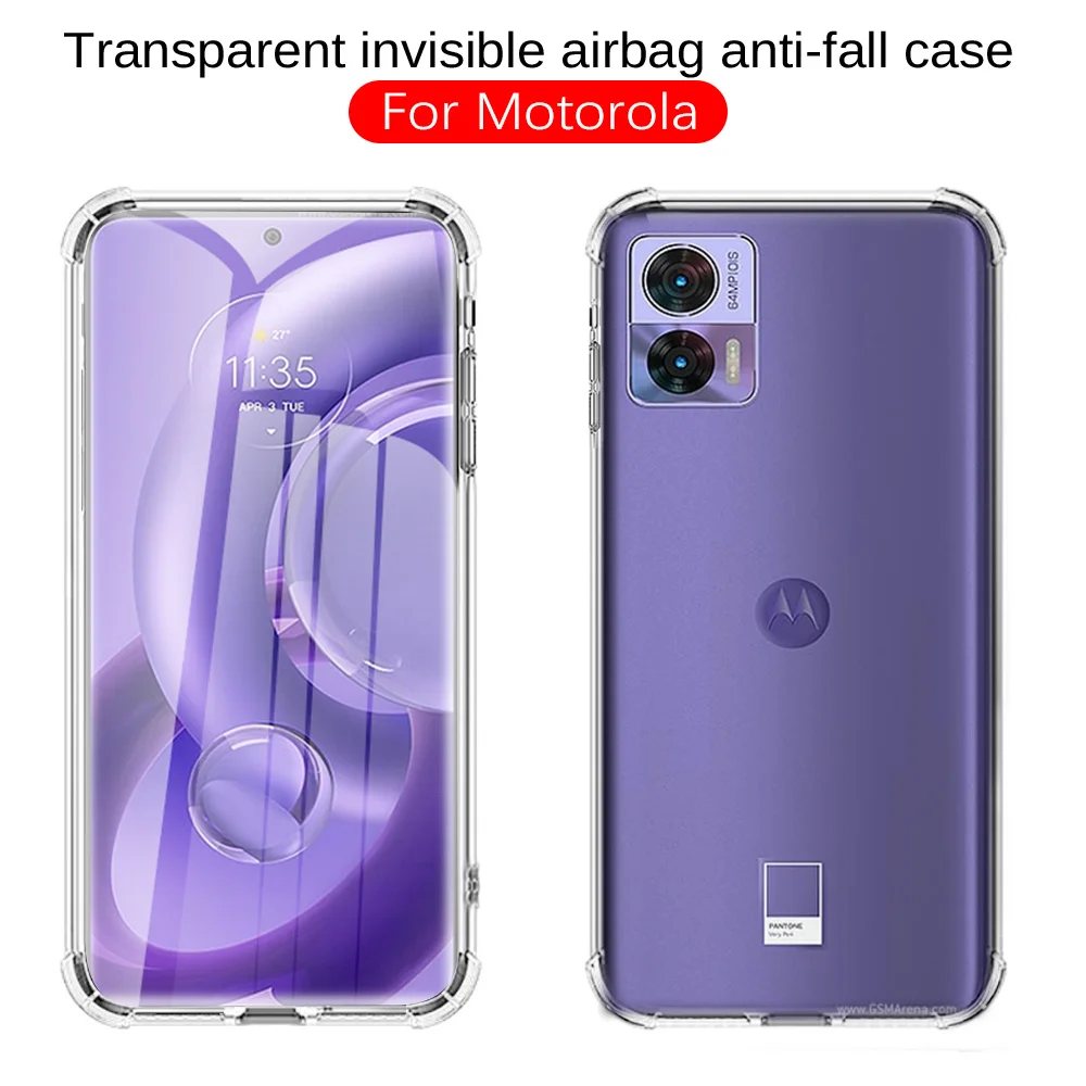 Coque Souple Silicone Kwmobile Pour Motorola Edge 30 - Protection Anti-choc