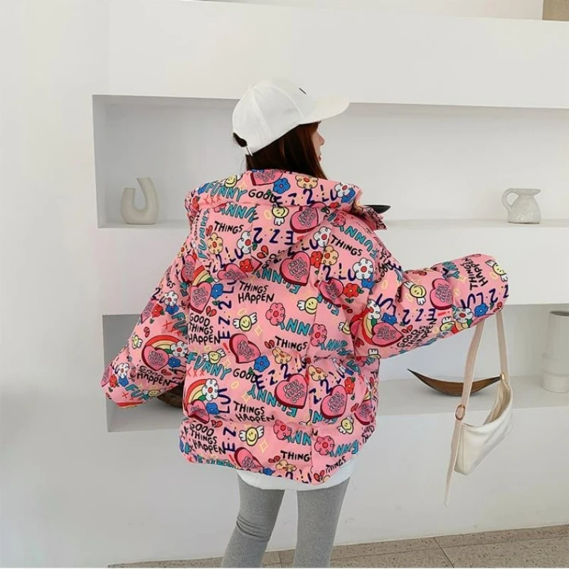 2023 New Women Down Jacket Winter Coat Female White Duck Down Parkas Shortage of Money Outwear Hooded Zipper Overcoat