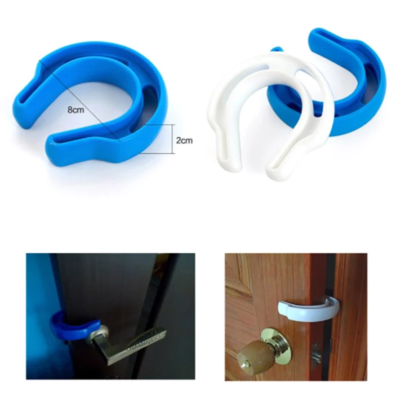 First Responder Door Jam Security Stops Edge Plastic C-Shaped Wedge Children Protection Locks Finger Safe Doors Stopper