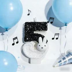 Miffy Birthday Cartoon Number Candles for Cake Decoration and Party Supplies (5)