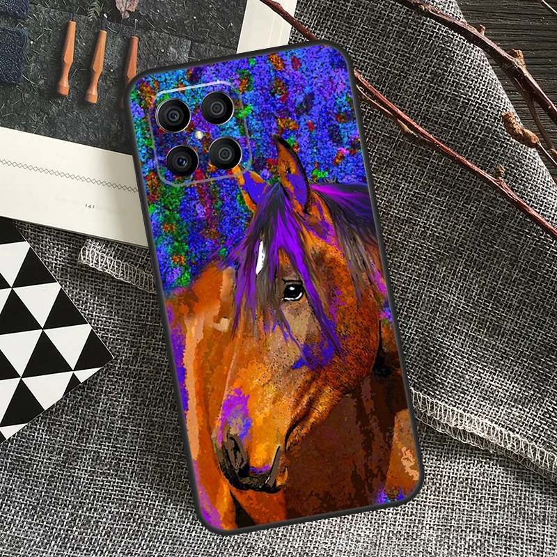 Elegant Horse Design Protective Case Cover