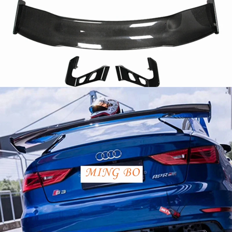 

Carbon Fiber Universal Style Rear Trunk Wing Spoiler FOR Audi A3 S3 A4 A5 A6 A7 TT Tail Boot Lip Wing Spoiler