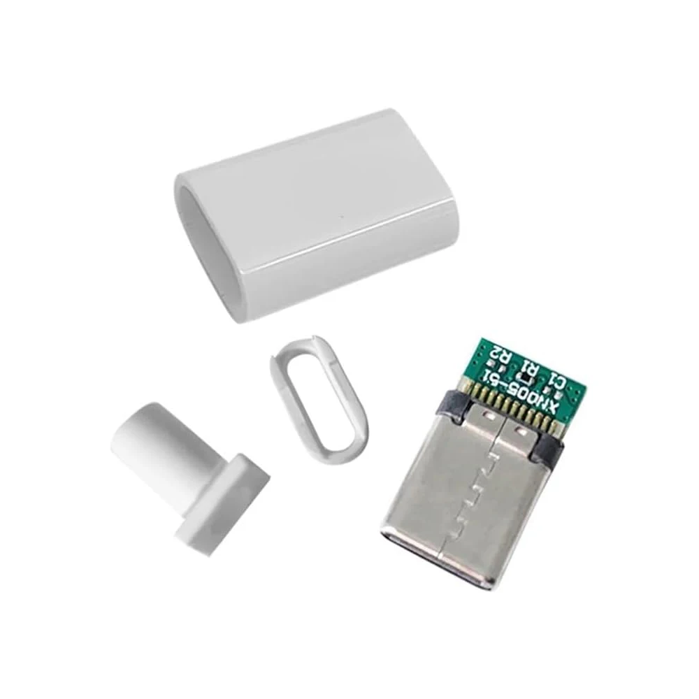 5/10세트 USB 3.1 타입 C 커넥터 수 플러그 DIY 솔더 와이어 USB C 수 어댑터 케이블 DIY 데이터 라인 인터페이스 수 소켓