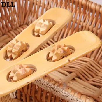 1Pc Brand New and High Quality Durable Massager Back Scratcher Wooden Body Roller Stick Backscratcher Made of Bamboo