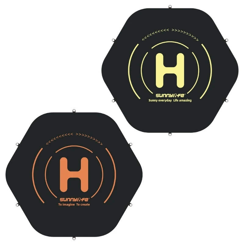 110cm Waterproof Landing Pad Foldable Parking Apron with Ground Nails & Organiser Bag for Mavic3 Pro/Matrice30 Series