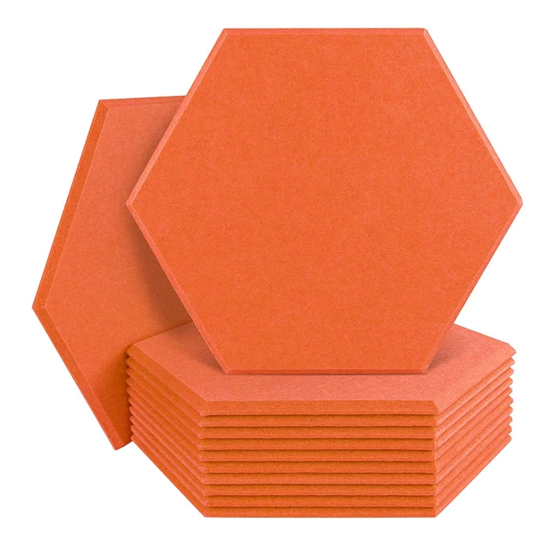 

Hexagon Acoustic Panels Soundproof Wall Panels Soundproofing Absorption Panel For Recording Studio Office Home Studio