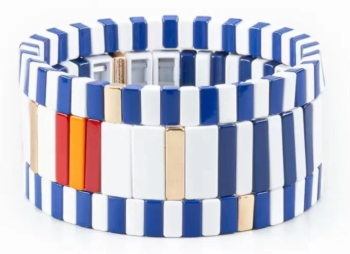 Bracelets - Set/24 Blue/White main image 1