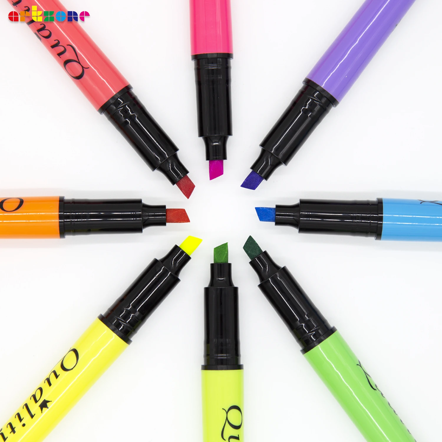 No Smudge Ink Highlighters 8pcs Assorted Colors No Bleed Colored Highlighter Markers For Bible Journaling Office School Supplies