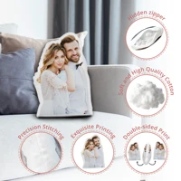 Custom Photo Cushion Humanoid Personalized Filling photo Cushion DIY Pillow for Putting Picture of Parent and Couple Christmas 2