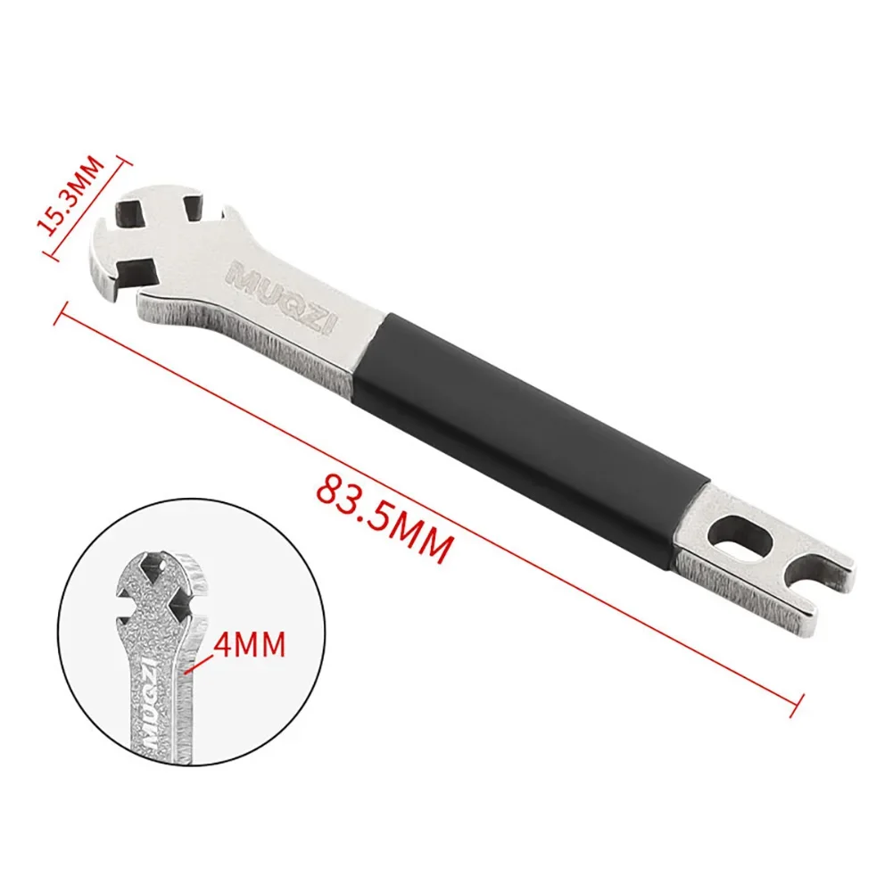 1Pc Spokes Wrench Stainless Steel Spokes Key Spoke Nipple Remover Bicycle Wheel Tension Adjust Repair Tools Bike Accessories
