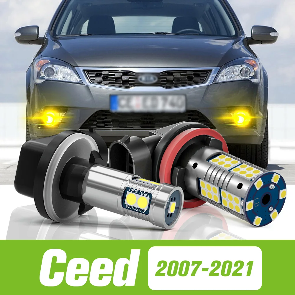 2pcsForKiaCeed20072021LEDFogLight200820092010201120122013