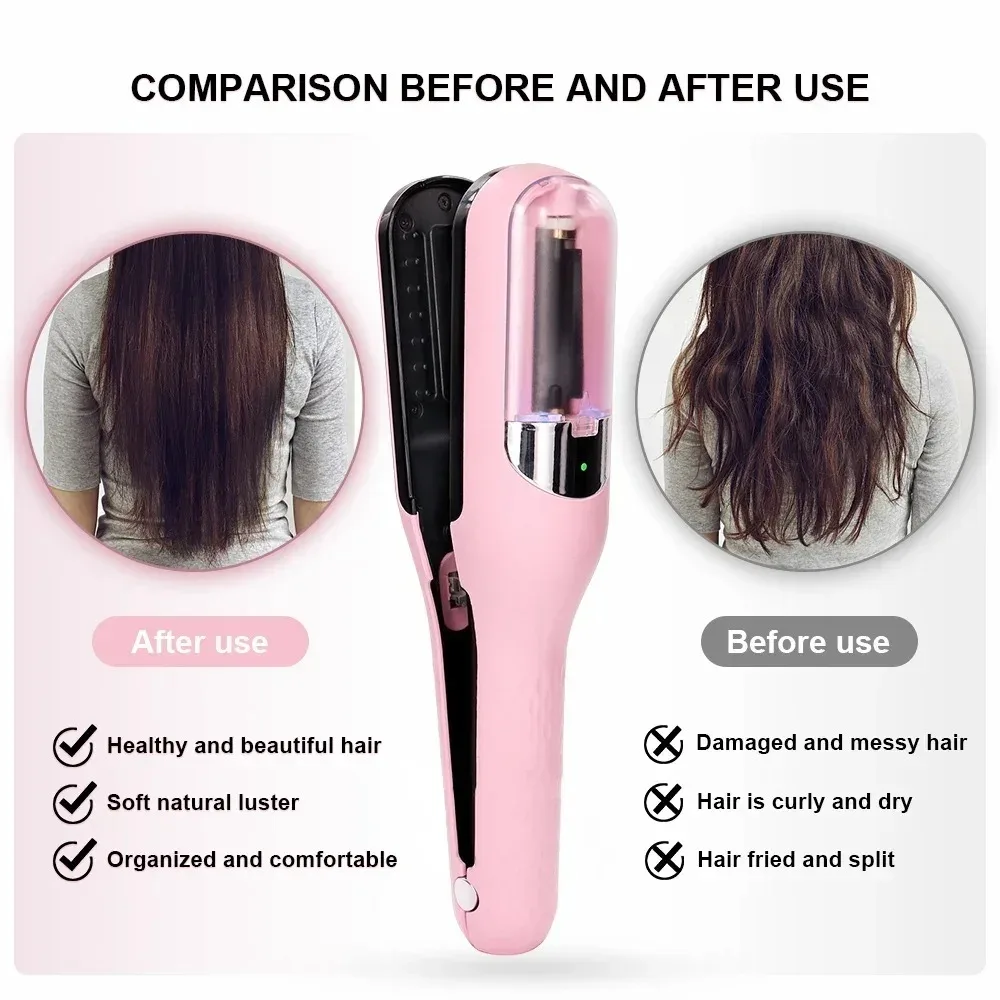 Rechargeable Cordless Split Hair Trimmer, Hair Split Ends Trimmer, Remover Damaged Hair, Repair Hair Care TreatmentColor 5