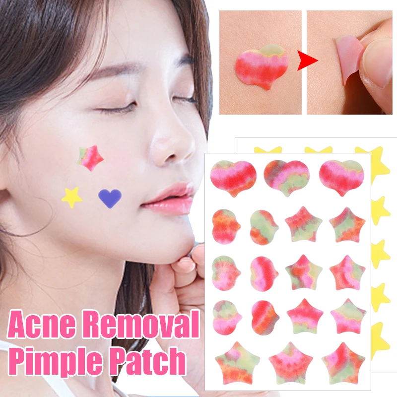 

Colorful Acne Patch Star Flower Pimple Patch Acne Removing Skin Care Stickers Invisible Patch Face Spot Beauty Makeup Care Tool