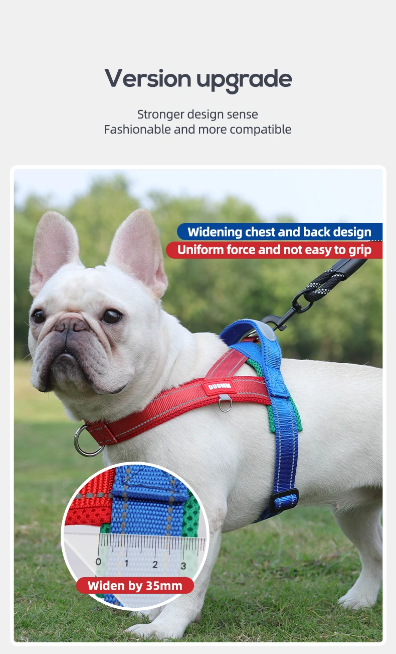 Dog Harness No Pull Reflective Vest For Small And Medium Dogs_voghion.com