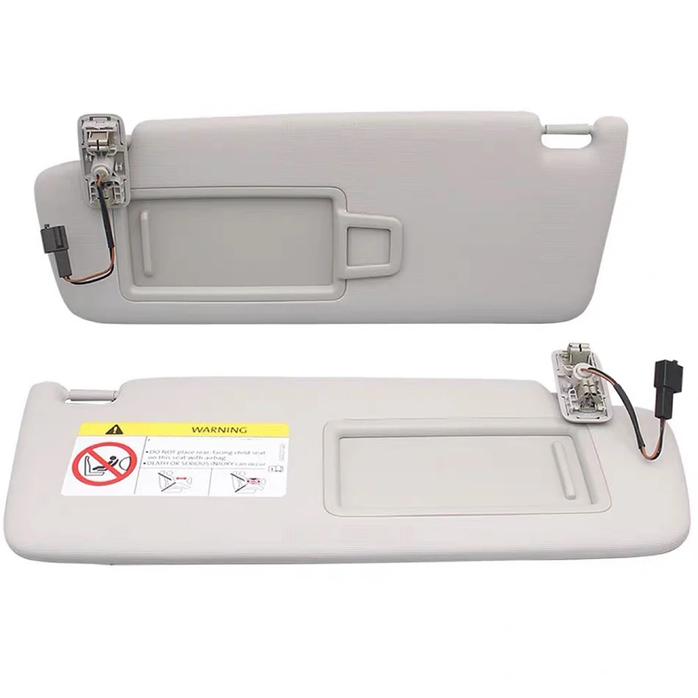1Pcs 자동차 그레이 인테리어 선 바이저 골프 용 Passat 용 Jetta 5G0857551 5G0857552 인테리어 부품 교체