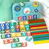Children Arithmetic Stick Sticks Mathematics Montessori Teaching Aids Counting Rod Kids Learning Toys Educational Children Gift 4