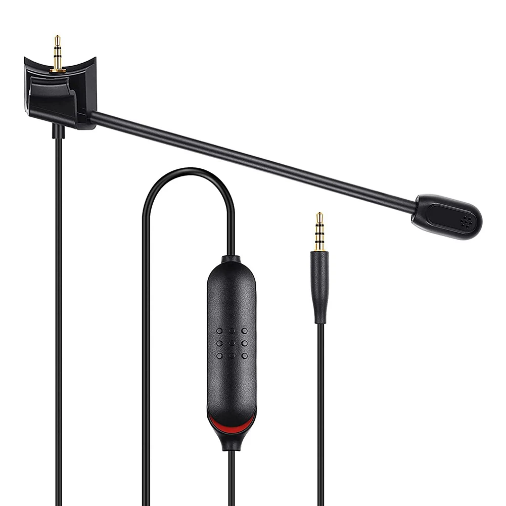 Headset Line Replacement Cable Extension Cord With External Boom