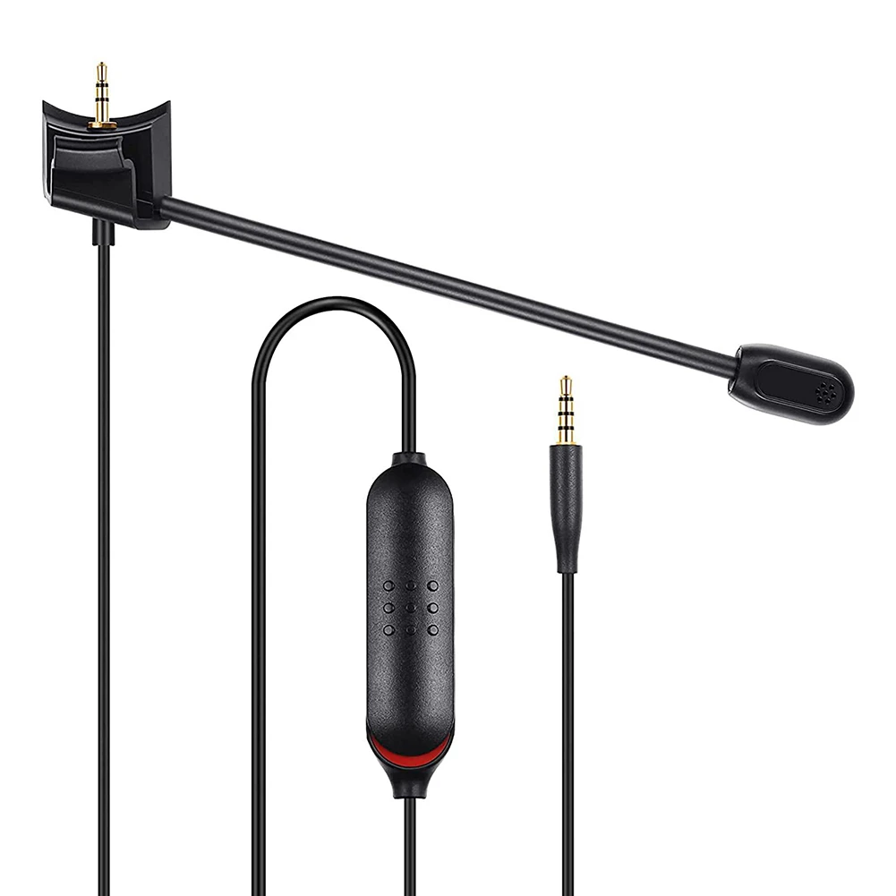 Headset Line Replacement Cable Extension Cord With External Boom