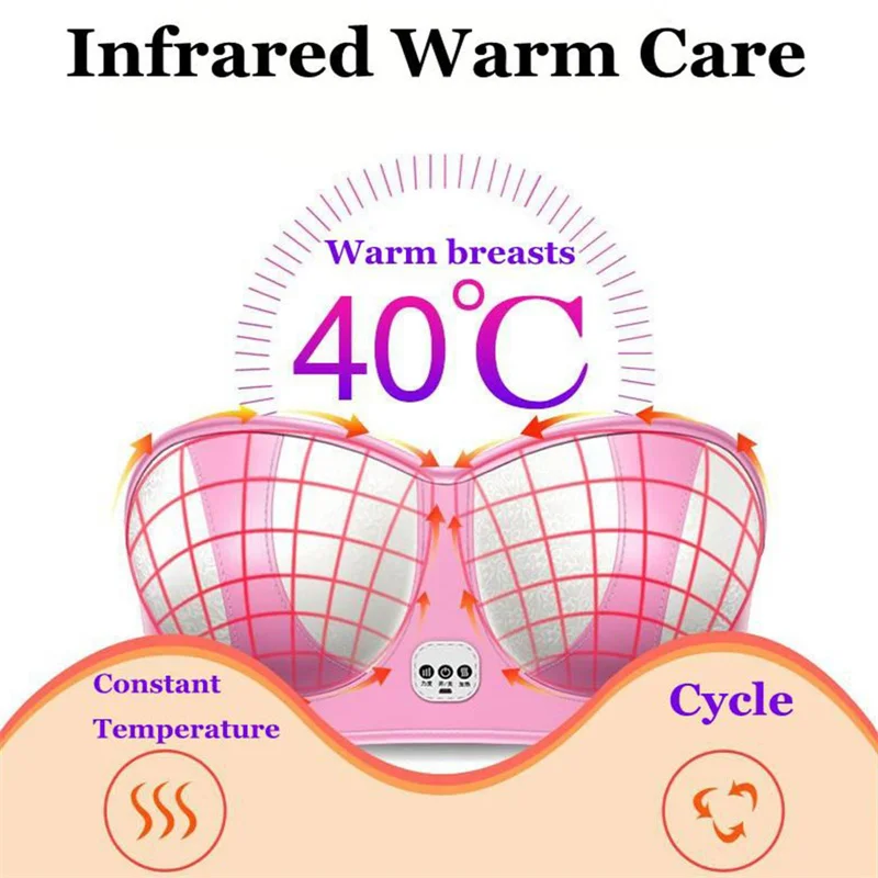 Charging Electric Breast Massage Bra Vibration Chest Massager Growth  Enlargement Enhancer Breast Heating Stimulator Machine Usb -  Multi-functional Beauty Devices - AliExpress