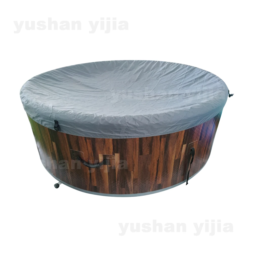 Custom Round Outdoor Pool Massage Hot Tubs And Spas Pool 2-4 Person Water Sports Outdoor Spa Hot Tub Pool Pvc Inflatable Spa Tub 2