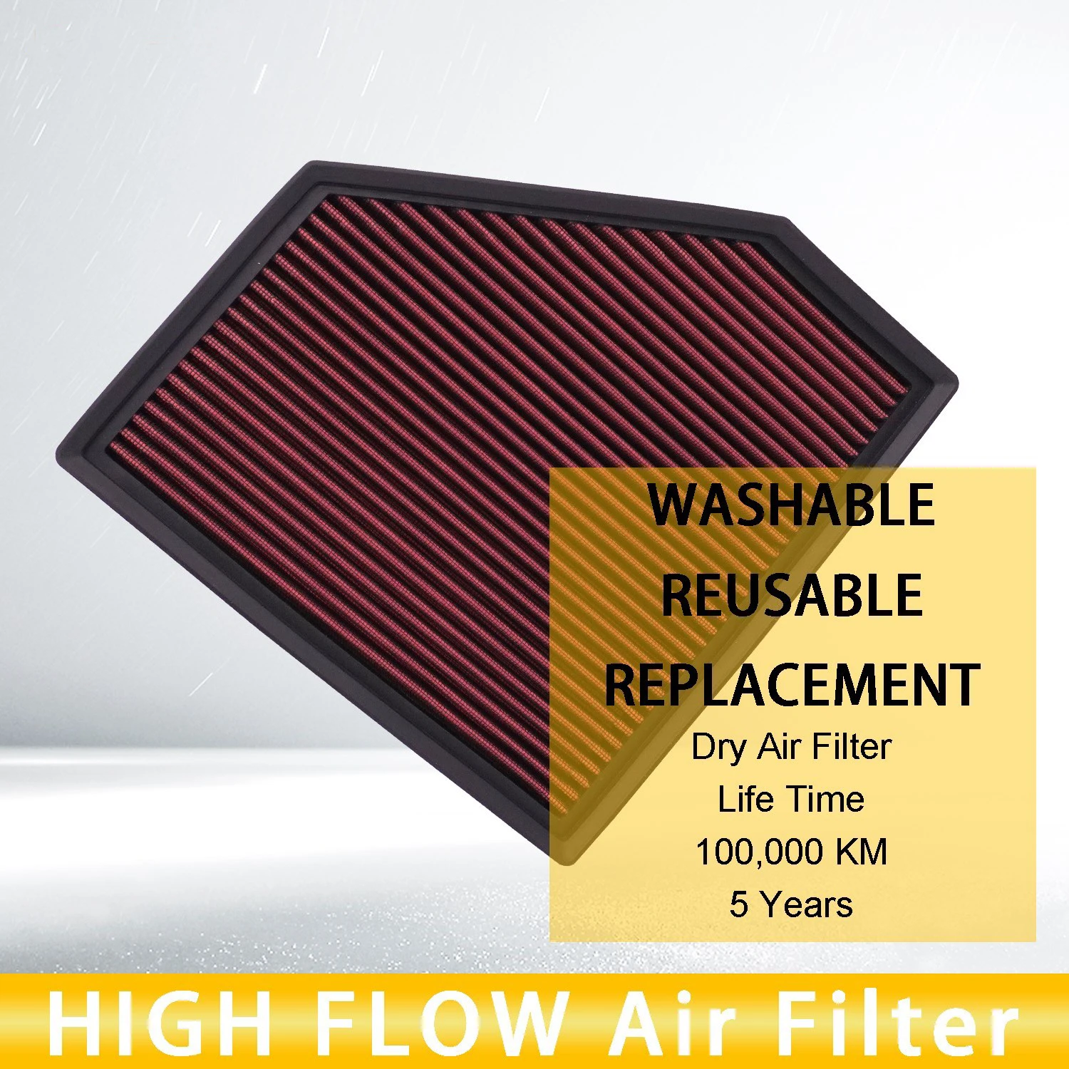 High Flow Air Filter Performance Fits For BMW F30 F31 120i 125i 220i 230i 240i 320i 330i 340i 420i 440i M140i M240i xDrive
