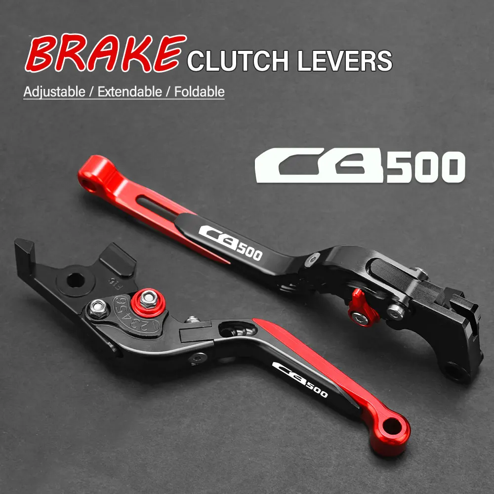 

FOR Honda CB500 CB 500 1994 1995 1996 Motorcycle Hand Brake Clutch Adjustable Levers Handle Folding Extendable Lever grip