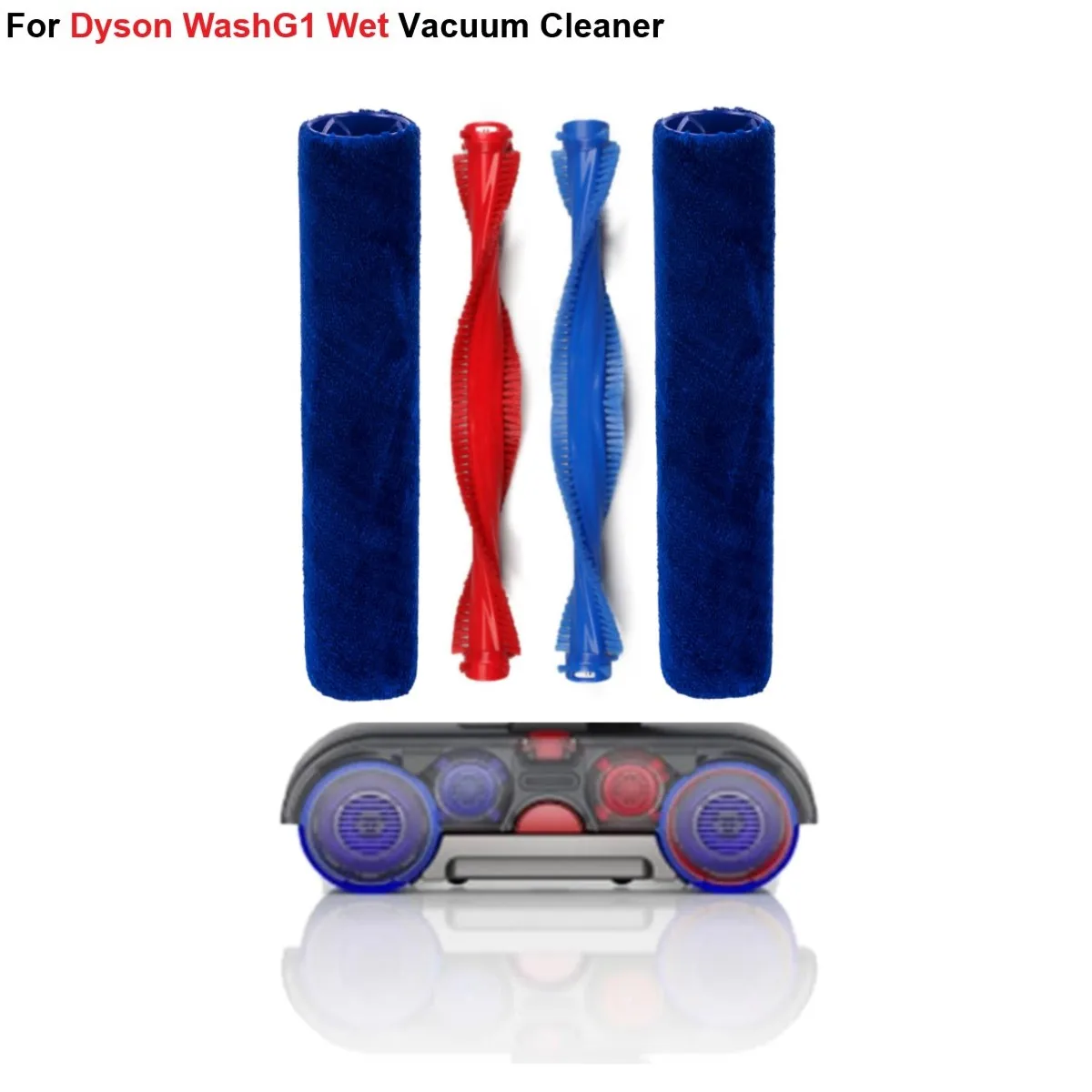 Wash G1 Roller Brush Bar Soft Roller Brush For Dyson WashG1 Wet Vacuum Cleaner Clearing Front and Rear debris