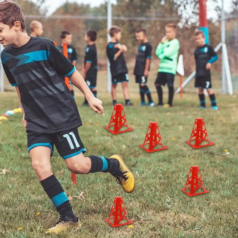 Cones Sports For Kids Football Training Marker Cones PE Material Training Set For Outdoor Activity Football