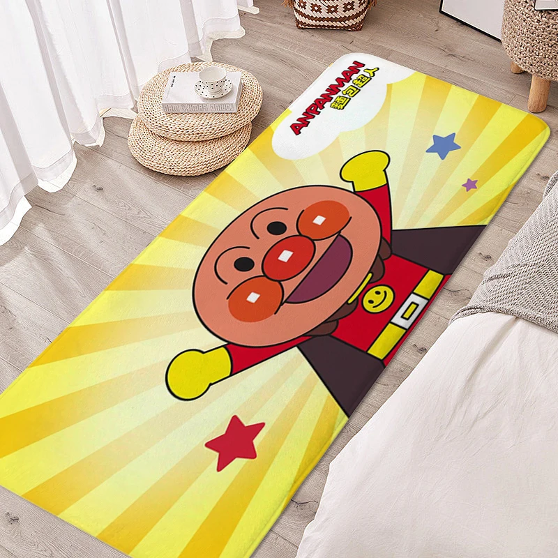 

Children's Bedroom Carpet A-Anpanmans Lovely Anime Kids Room Foot Mat Anti Slip Washable Non-slip Kitchen Rug Entrance Doormat