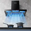 Household kitchen Top suction range hood.  large suction T-type range hood. Automatic cleaning. European style. 3