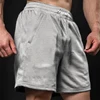Men's Mesh Shorts Breathable Quick Drying Gym Running Short Pants Solid Color Daily Sports Shorts Men 5