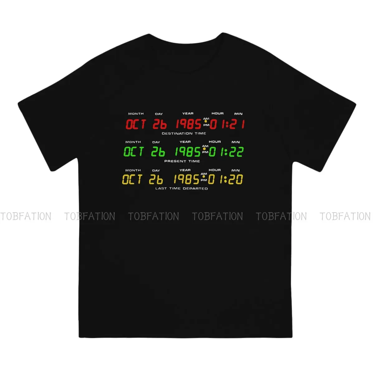 Back to the Future Time Circuits Graphic Men's Cotton T-Shirt
