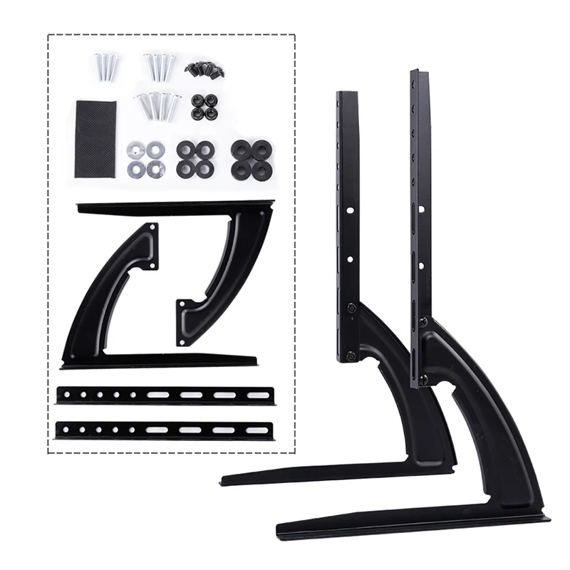 Universal Table Top TV Stand Pedestal for 14-42 Inch LCD/LED/Plasma TVs TV Stand Legs for Screen Monitor Bracket table top tv stand